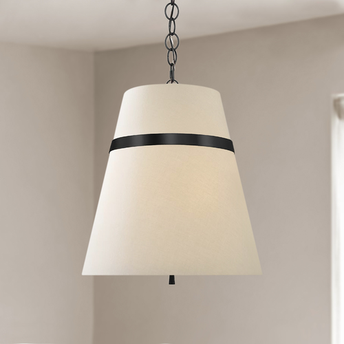 Alexa Hampton Cordtlandt 18-Inch Aged Iron Pendant by Visual Comfort Studio