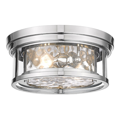 Clarion Polished Nickel Flush Mount by Z-Lite