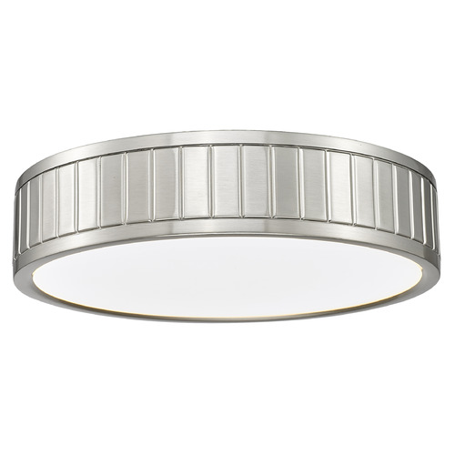 Z-Lite Madison Brushed Nickel LED Flushmount Light