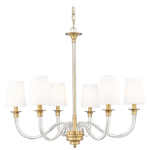 Z-Lite Katerina Rubbed Brass Chandelier
