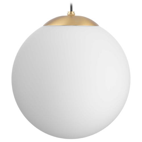 Progress Lighting Atwell Brushed Bronze Pendant Light with Globe Shade