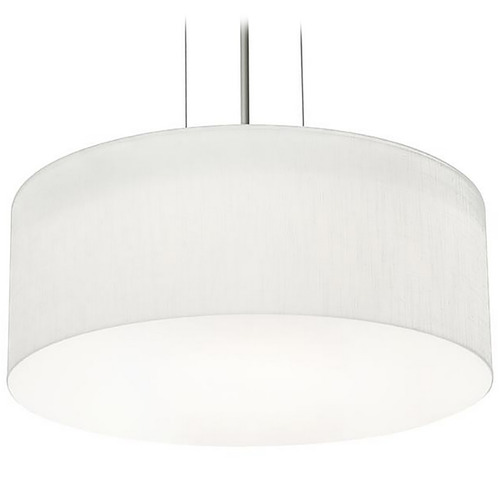 Afx Lighting Anton Black LED Pendant Light with Drum Shade