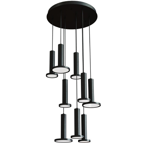 Afx Lighting Luna Black LED Multi-Light Pendant
