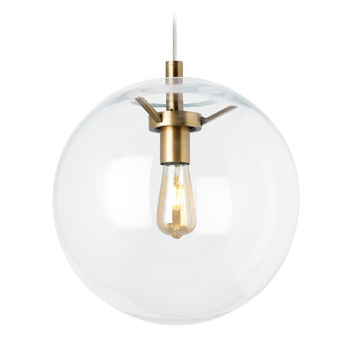 Palona Pendant in Brass by Visual Comfort Modern