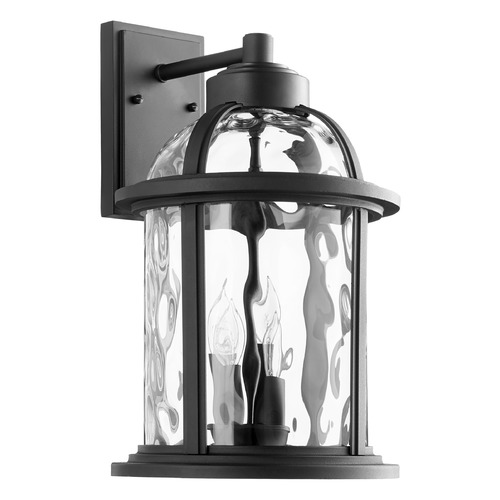 Winston Noir Outdoor Wall Light by Quorum Lighting