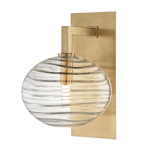 Hudson Valley Lighting Breton Aged Brass LED Sconce by Hudson Valley Lighting 2400-AGB