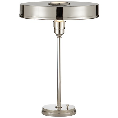Thomas OBrien Carlo Table Lamp in Polished Nickel by Visual Comfort Signature