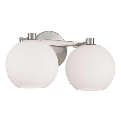 Homeplace By Capital Lighting Ansley Brushed Nickel Bathroom Light