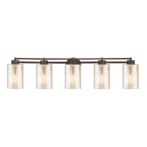 Mercury Glass Bathroom Light Bronze