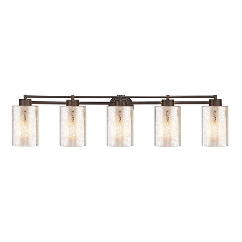 Design Classics Lighting Mercury Glass Bathroom Light Bronze 706-220 GL1039C