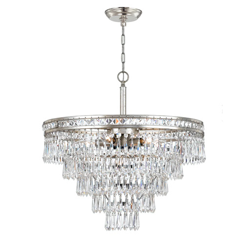 Crystorama Lighting Mercer 20-Inch Chandelier in Olde Silver by Crystorama Lighting 5264-OS-CL-MWP