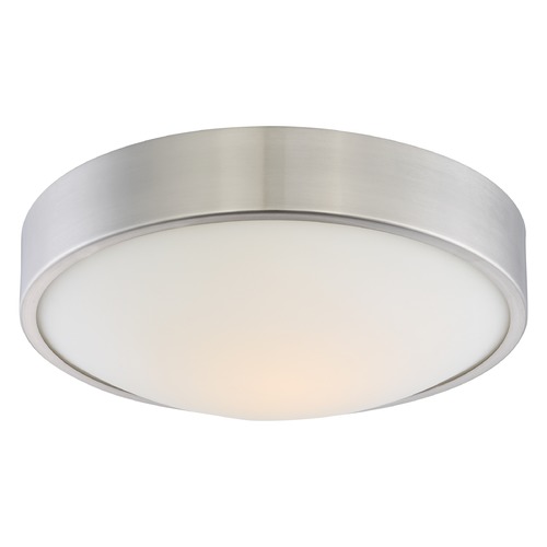 Perk Brushed Nickel LED Flush Mount by Nuvo Lighting