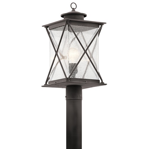 Kichler Lighting Argyle 19.50-Inch Weathered Zinc Post Light by Kichler Lighting 49746WZC