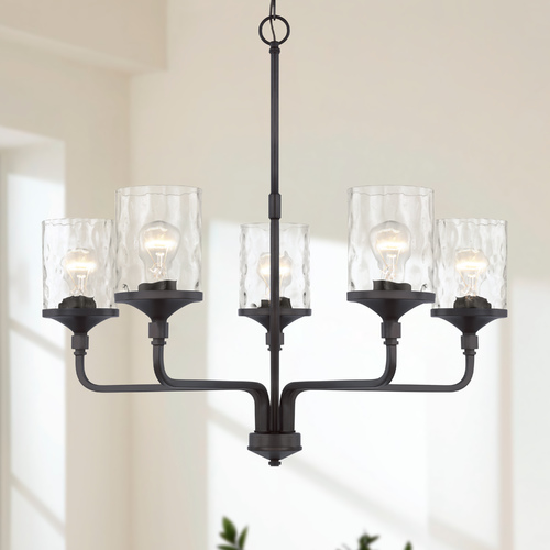 HomePlace by Capital Lighting Colton 28-Inch Chandelier in Matte Black by HomePlace by Capital Lighting 428851MB-451