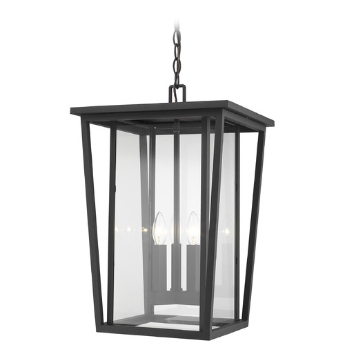 Z-Lite Seoul Black Outdoor Hanging Light by Z-Lite 571CHXL-BK