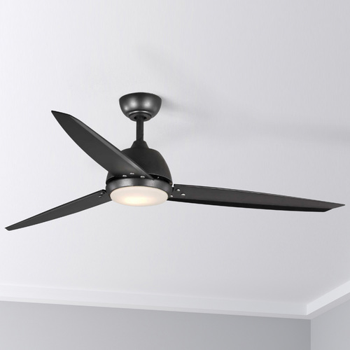 Oriole Black LED Ceiling Fan by Progress Lighting