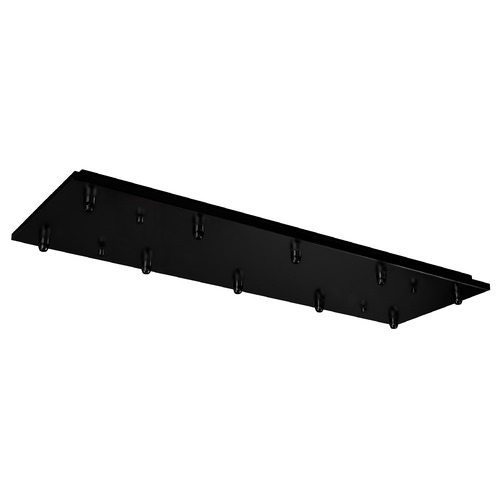 Multi-Port Canopy Black Ceiling Adaptor by Kuzco Lighting