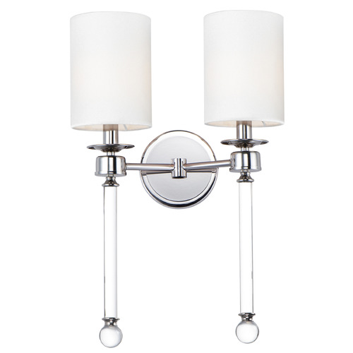 Maxim Lighting Lucent Polished Nickel Sconce