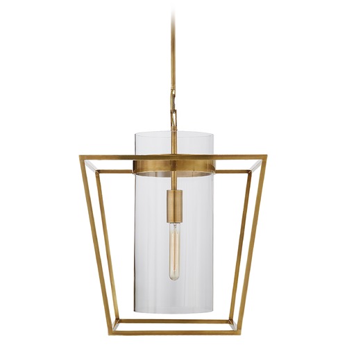 Ian K. Fowler Presidio Small Lantern in Brass by Visual Comfort Signature
