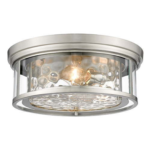 Z-Lite Clarion Brushed Nickel Flush Mount by Z-Lite 493F3-BN