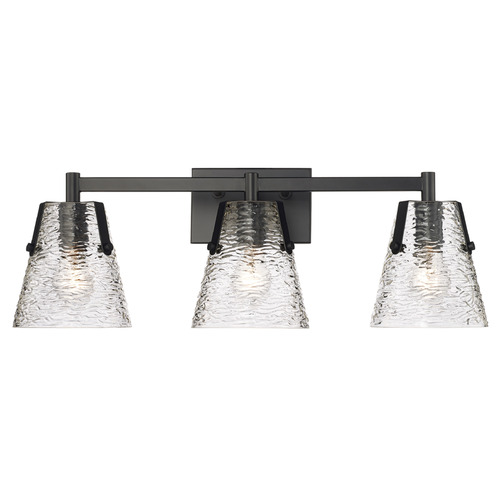 Z-Lite Analia Matte Black Bathroom Light