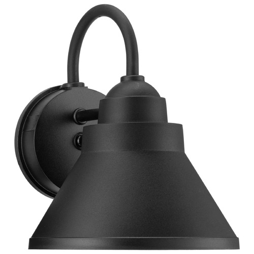 Progress Lighting Point Dume 1-Light Textured Black Wall Lantern