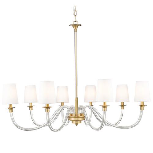 Z-Lite Z-Lite Katerina Rubbed Brass Chandelier 1950-8RB