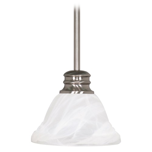 Empire Brushed Nickel Mini Pendant by Nuvo Lighting