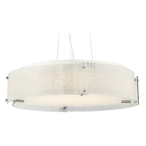 Lite Source Lighting Kaelin Chrome LED Pendant by Lite Source Lighting LS-19420DIAMOND