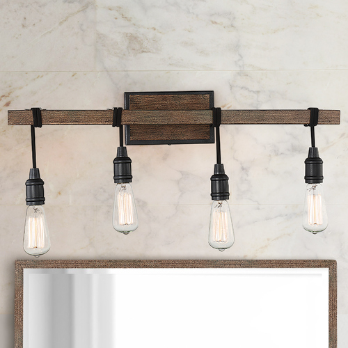 Burgess 28-Inch Bath Light in Durango by Savoy House