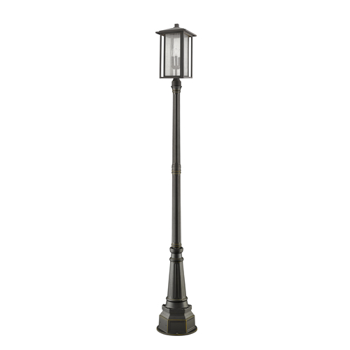 Aspen Oil Rubbed Bronze Post Light by Z-Lite