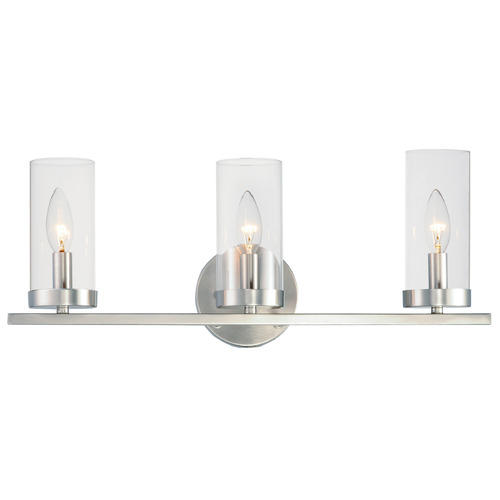 Maxim Lighting Sentinel Satin Nickel Bathroom Light