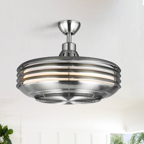 Sanford Brushed Nickel LED Ceiling Fan by Progress Lighting