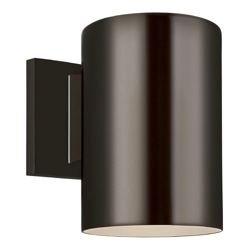 Outdoor Cylinders Bronze LED Outdoor Wall Light by Visual Comfort Studio