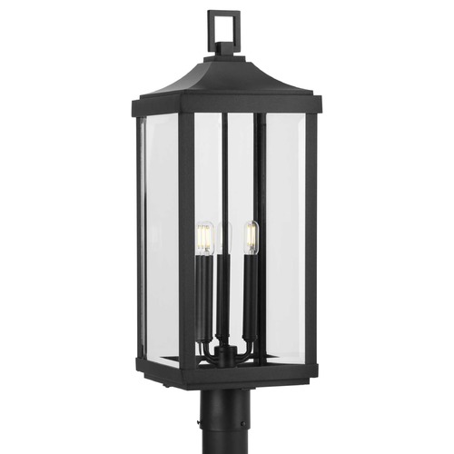 Progress Lighting Gibbes Street 3-Light Post Lantern in Textured Black by Progress Lighting P540004-031