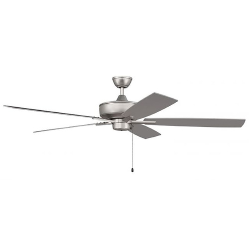 Craftmade Lighting Super Pro 60-Inch LED Fan in Brushed Nickel by Craftmade Lighting S60BN5-60BNGW