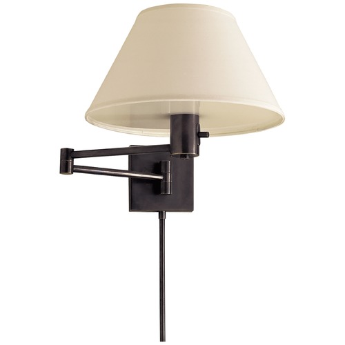 Visual Comfort Signature Collection Studio VC Classic Swing Arm Lamp in Bronze by Visual Comfort Signature 92000DBZL