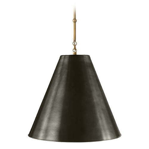 Thomas OBrien Goodman Pendant in Antique Brass by Visual Comfort Signature