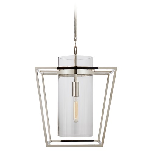 Ian K. Fowler Presidio Small Lantern in Nickel by Visual Comfort Signature