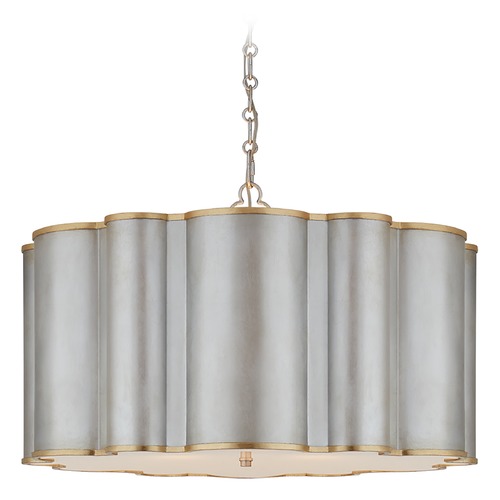 Alexa Hampton Markos Large Pendant in Silver Leaf by Visual Comfort Signature