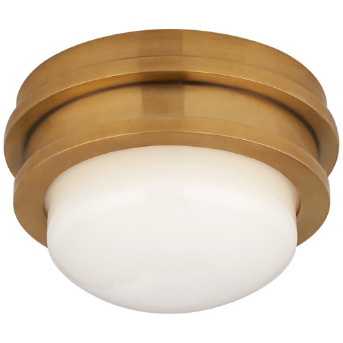 Chapman & Myers Launceton LED Flush Mount in Brass by Visual Comfort Signature