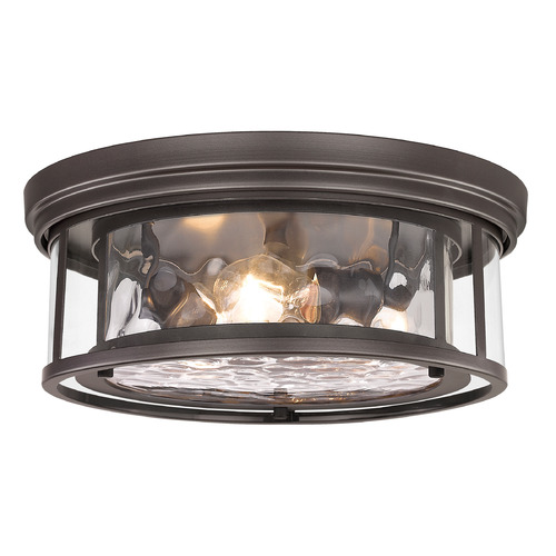 Z-Lite Clarion Bronze Flush Mount by Z-Lite 493F3-BRZ