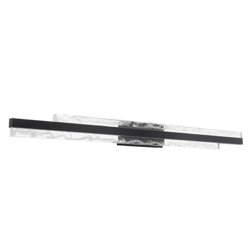 Modern Forms by WAC Lighting Tandem Black LED Vertical Bathroom Light by Modern Forms WS-50137-BK