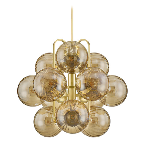 Corbett Lighting Cronus Vintage Polished Brass Chandelier