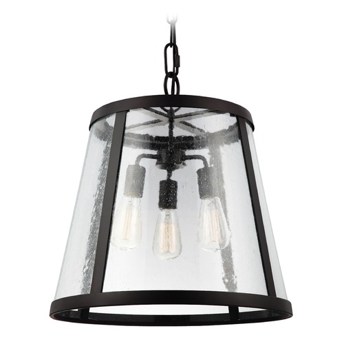 Harrow 18.88-Inch Pendant in Oil Rubbed Bronze by Visual Comfort Studio