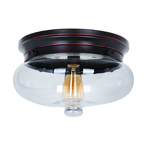 Yorktown 13.25-Inch Flush Mount in Oil Rubbed Gilded by Craftmade Lighting