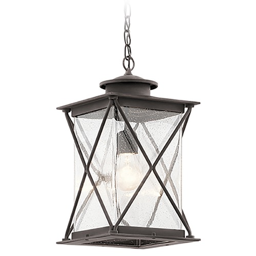 Argyle 16.75-Inch Weathered Zinc Outdoor Hanging Light by Kichler Lighting