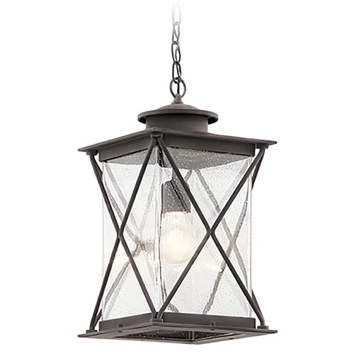 Kichler Lighting Argyle 16.75-Inch Weathered Zinc Outdoor Hanging Light by Kichler Lighting 49747WZC