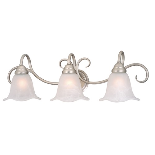 Bella Brushed Nickel Bathroom Light by Vaxcel Lighting