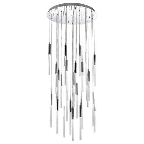 Avenue Lighting Main St. 31-Light Polished Nickel LED Multi-Light Pendant by Avenue Lighting HF2031-FR-PN